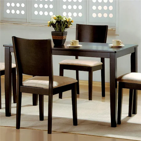 Dining Table with Subtle Tapered Legs